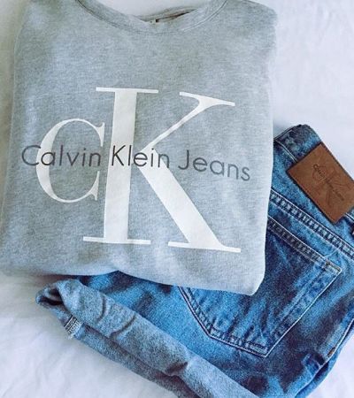 Szara bluza Calvin Klein Jeans