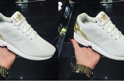 adidas zx biało-złote