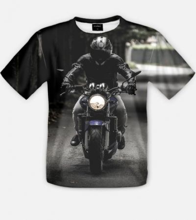 Koszulka z motocyklem