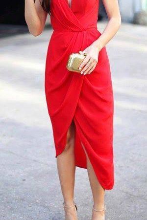 sukienka czerwona