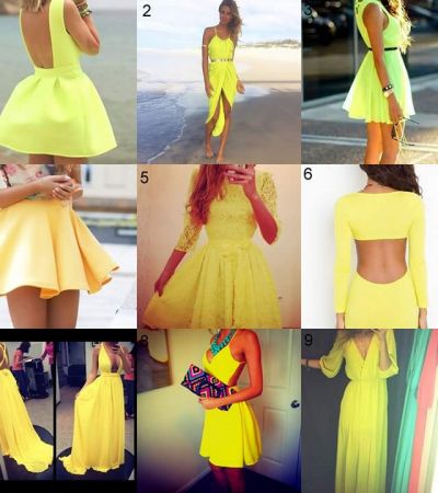 Żółta sukienka nr. 3